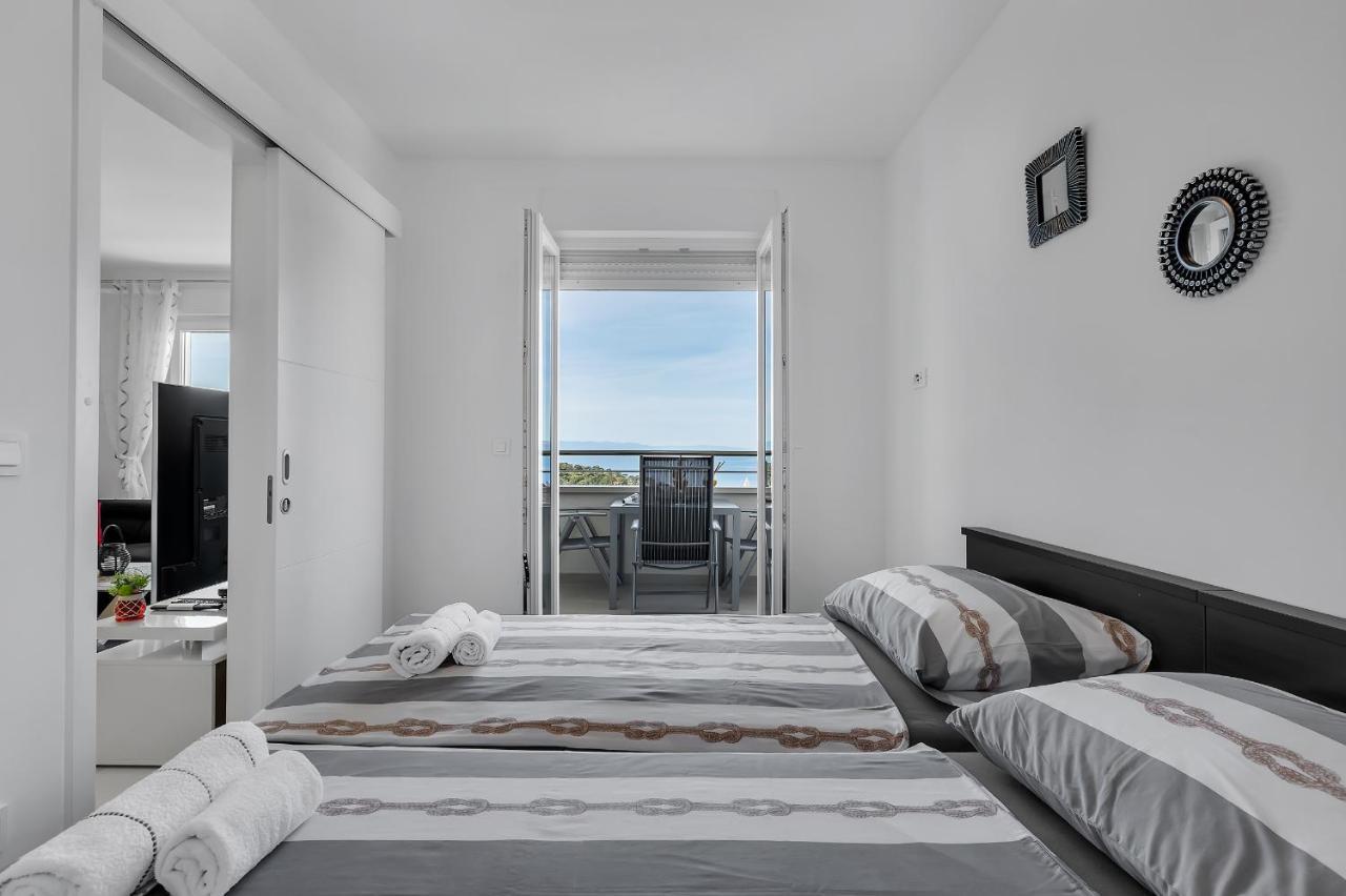 Apartment Navis, Sea View Makarská Exteriér fotografie